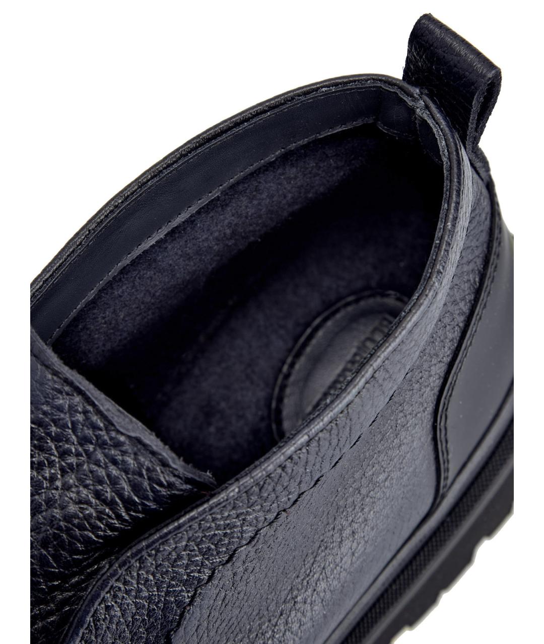 BARRETT Черные кожаные лоферы, фото 7