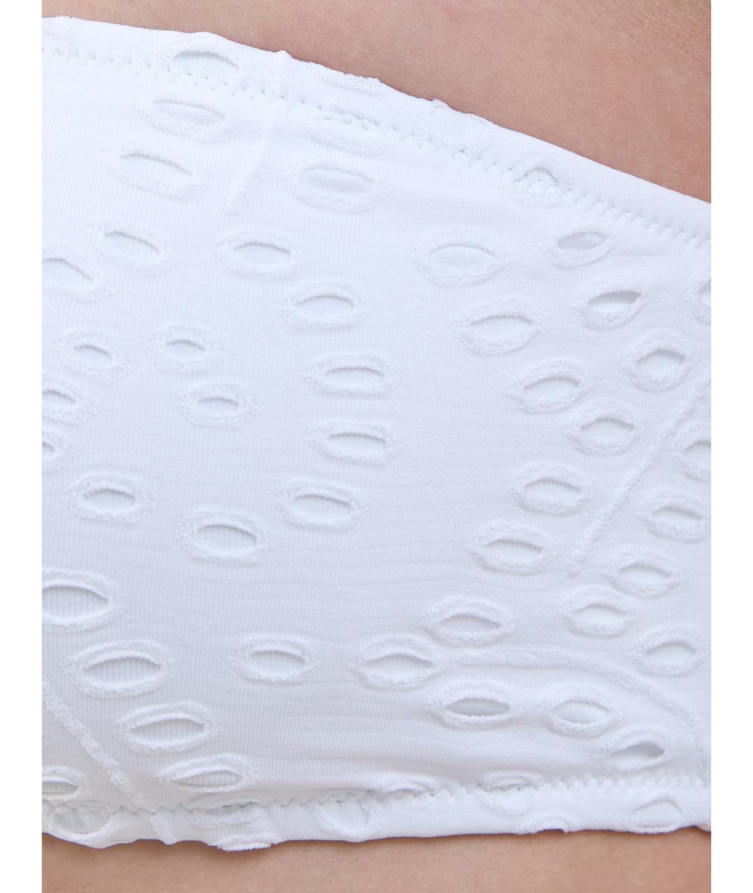 MC2 SAINT BARTH Белый полиамидовый купальник, фото 4