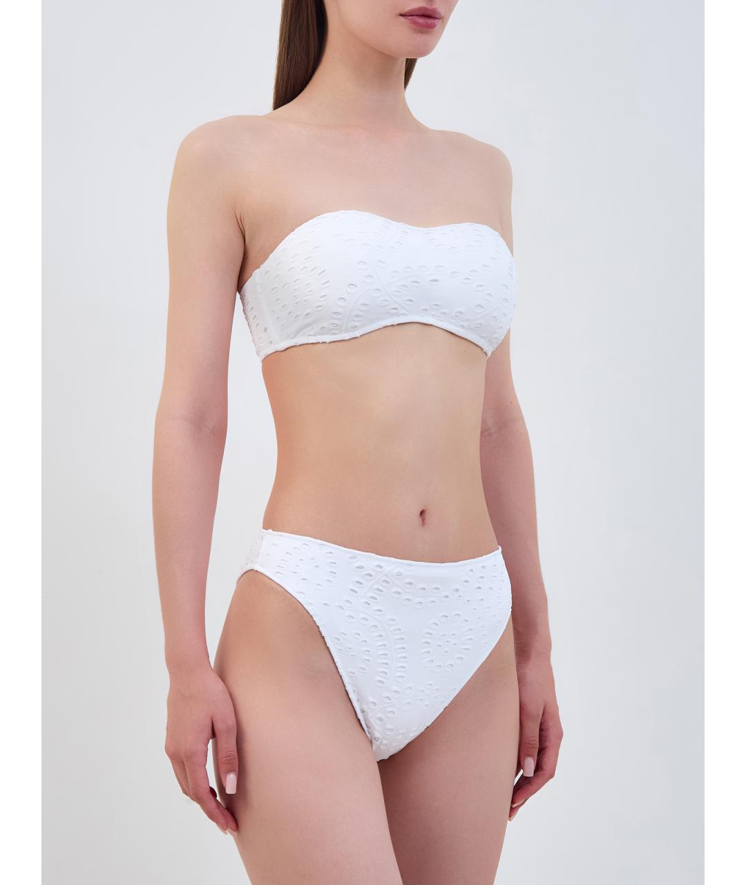 MC2 SAINT BARTH Белый полиамидовый купальник, фото 2