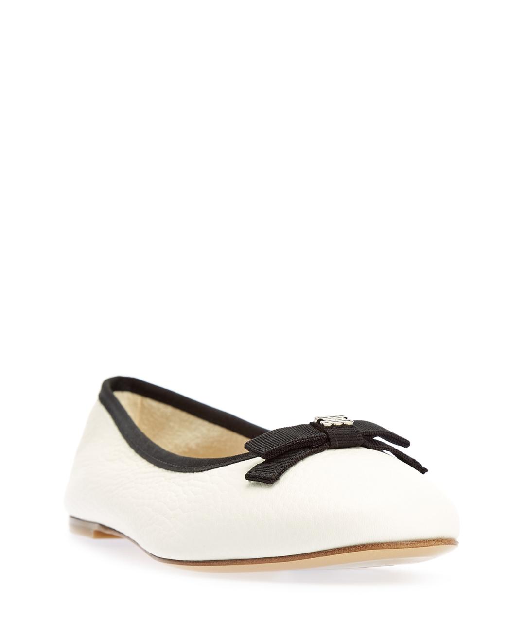 CASADEI Белые кожаные балетки, фото 3