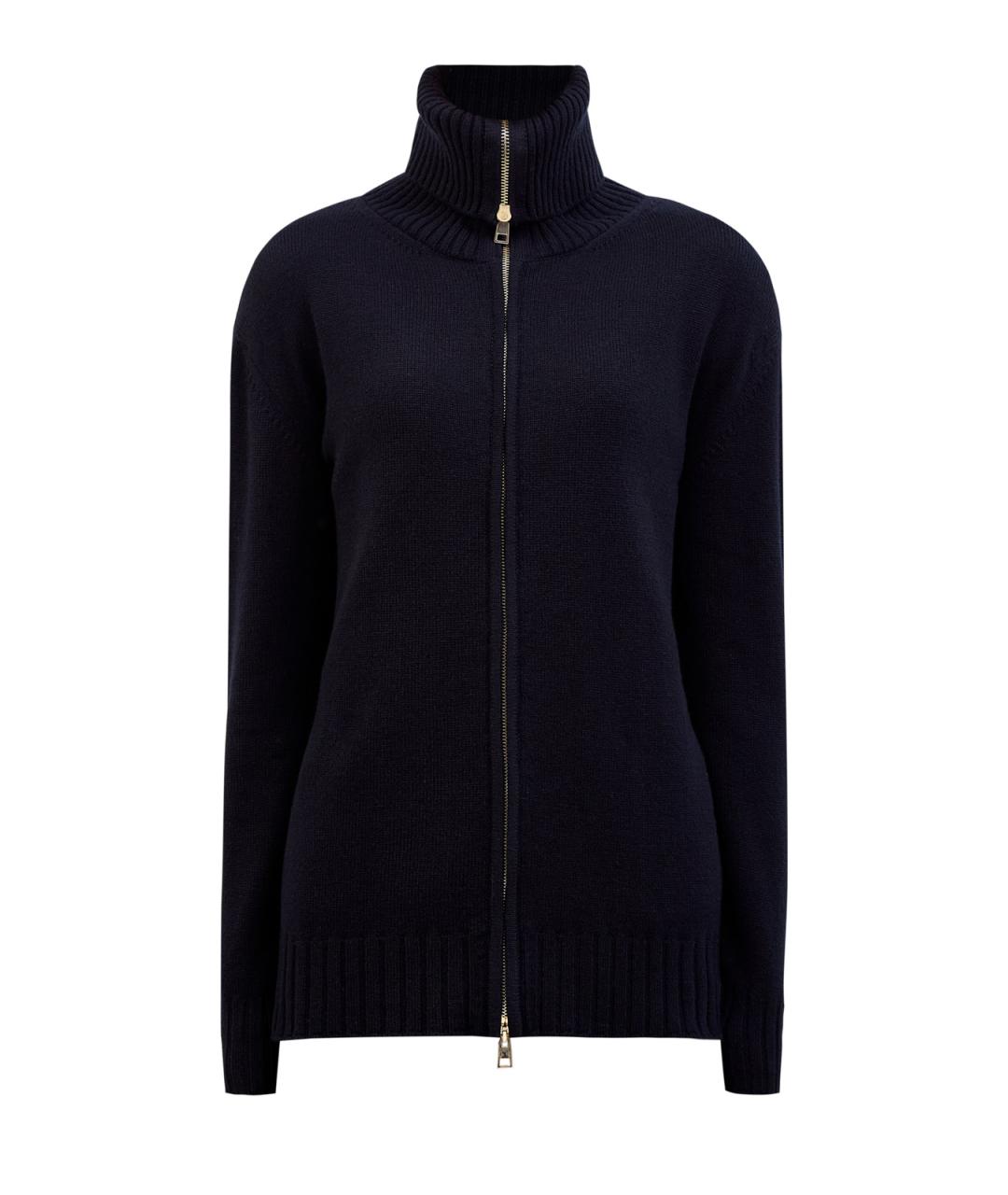 LORENA ANTONIAZZI Черный шерстяной кардиган, фото 1