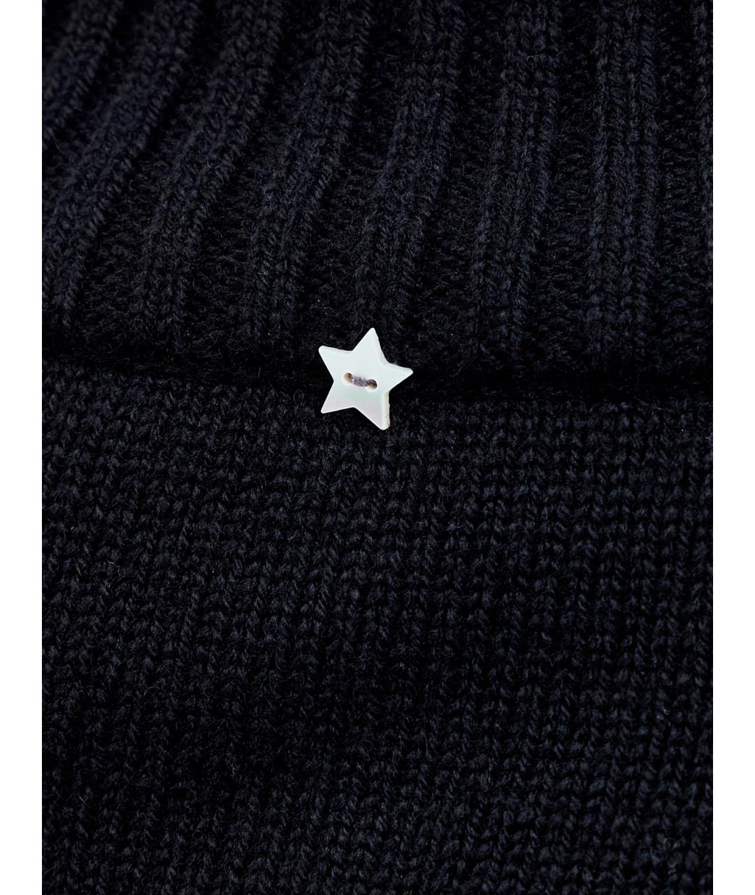 LORENA ANTONIAZZI Черный шерстяной кардиган, фото 5