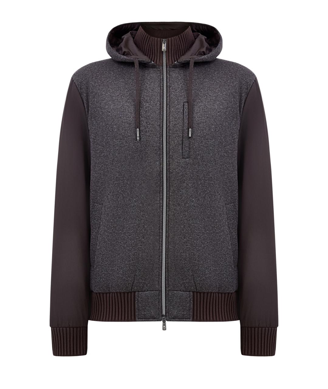 CAPOBIANCO Коричневая вискозная куртка, фото 1