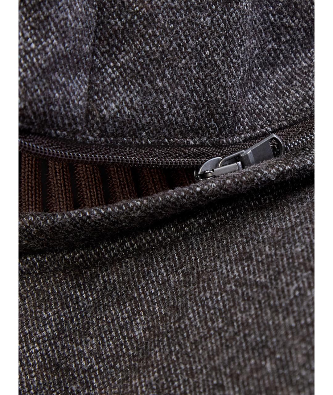 CAPOBIANCO Коричневая вискозная куртка, фото 6