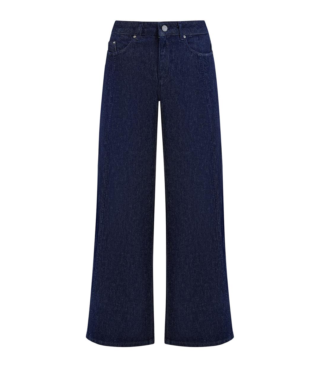 KARL LAGERFELD Синие хлопковые джинсы клеш, фото 1