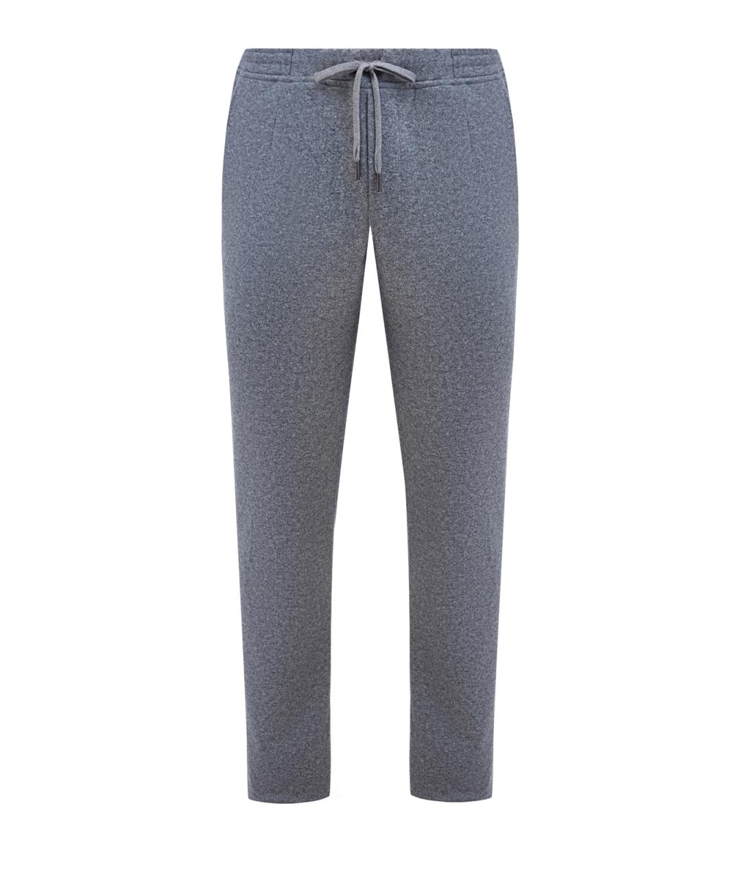 CAPOBIANCO Серые повседневные брюки, фото 1