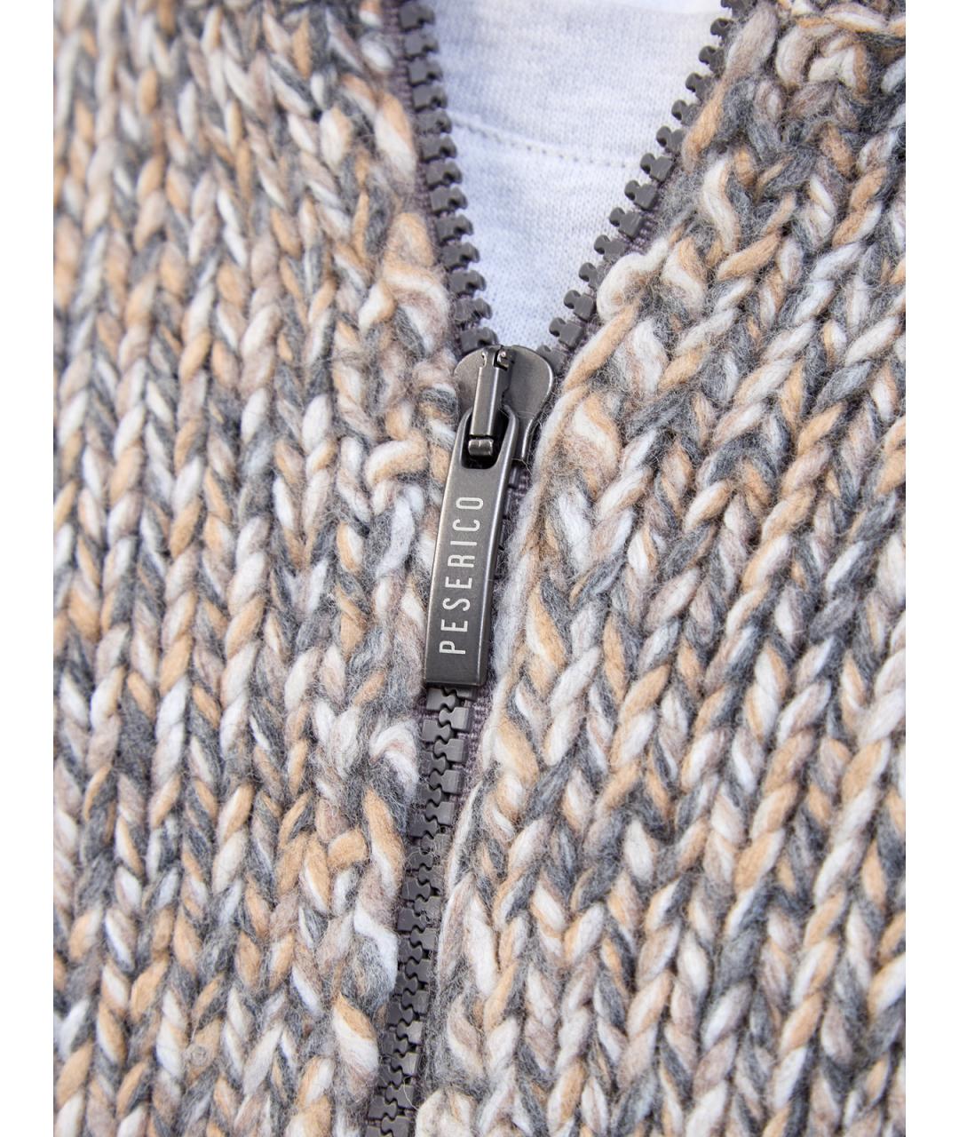 PESERICO Мульти шерстяной кардиган, фото 5
