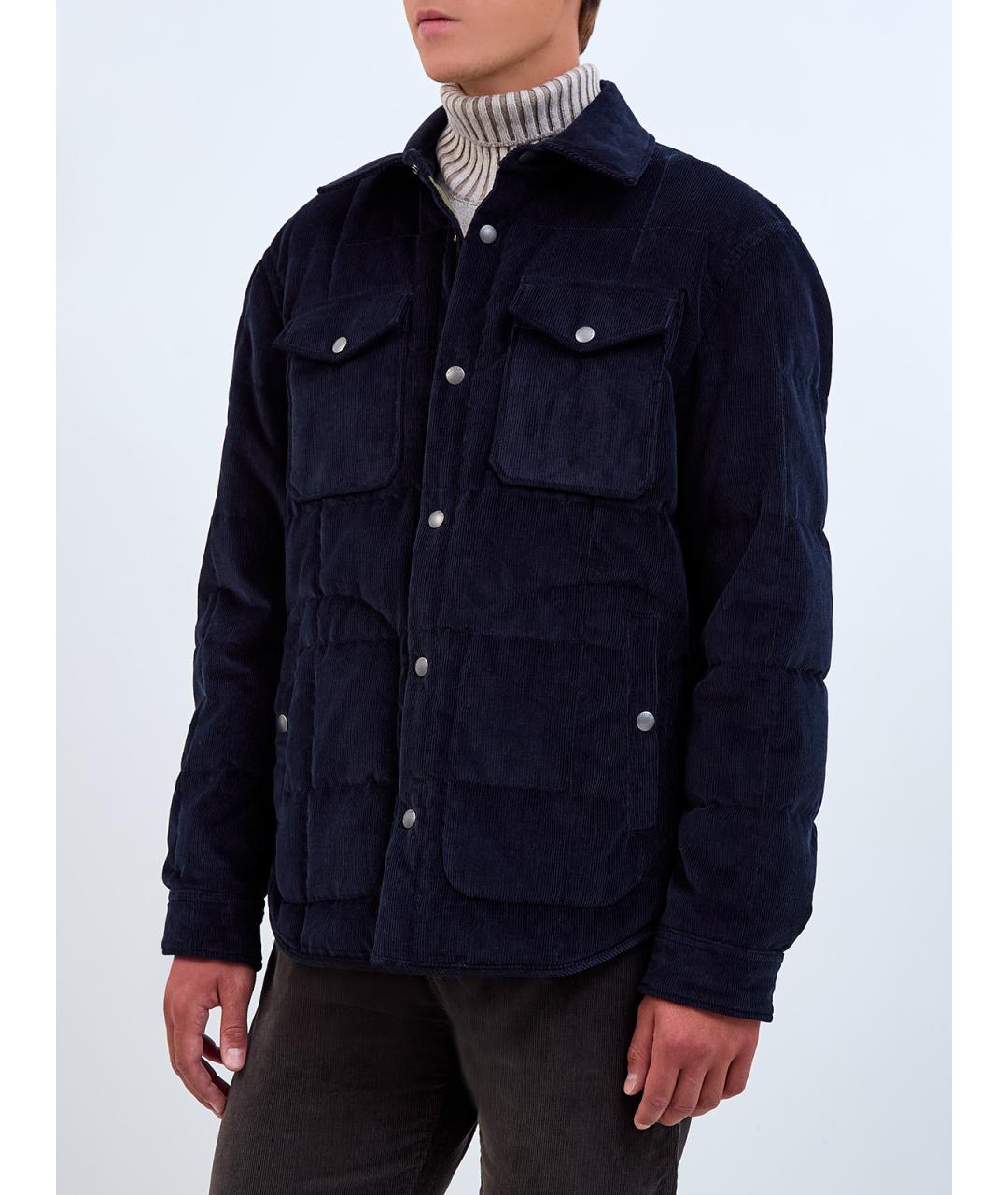 WOOLRICH Синяя хлопковая куртка, фото 3