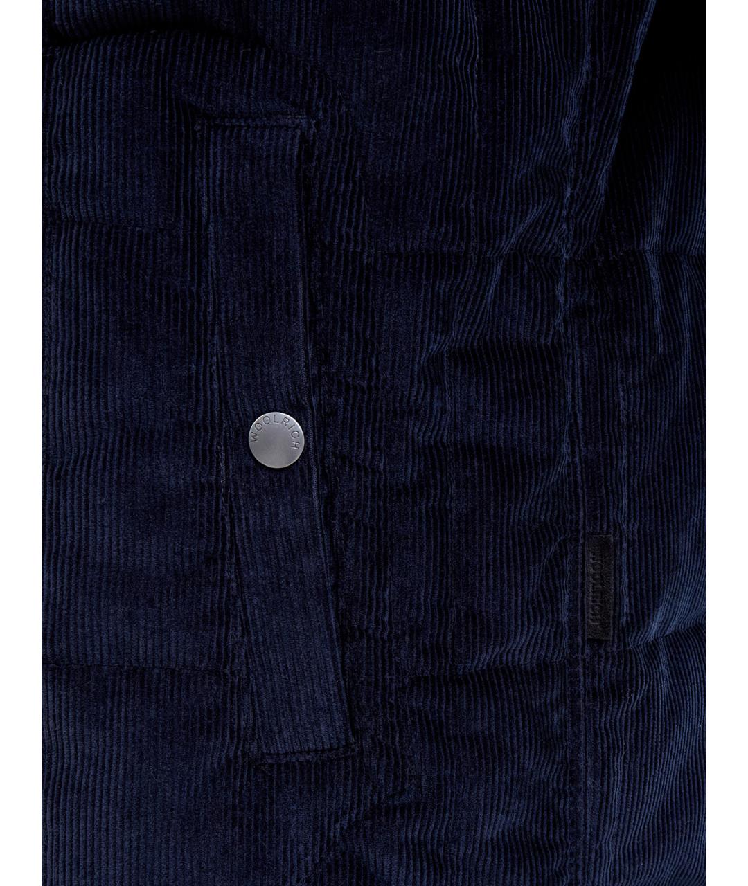 WOOLRICH Синяя хлопковая куртка, фото 5