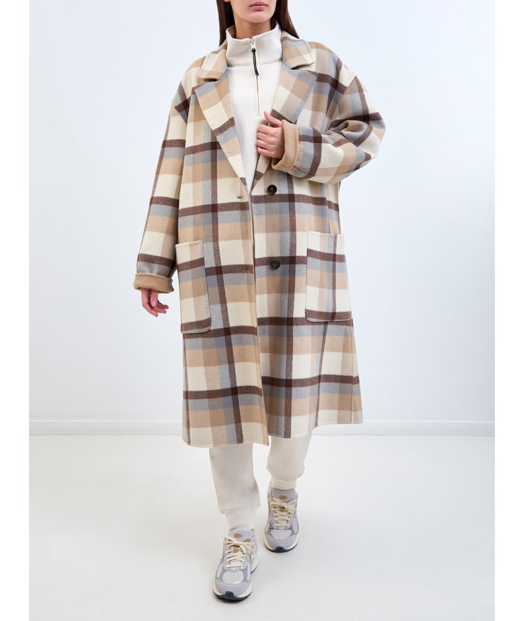 WOOLRICH Мульти шерстяное пальто, фото 2