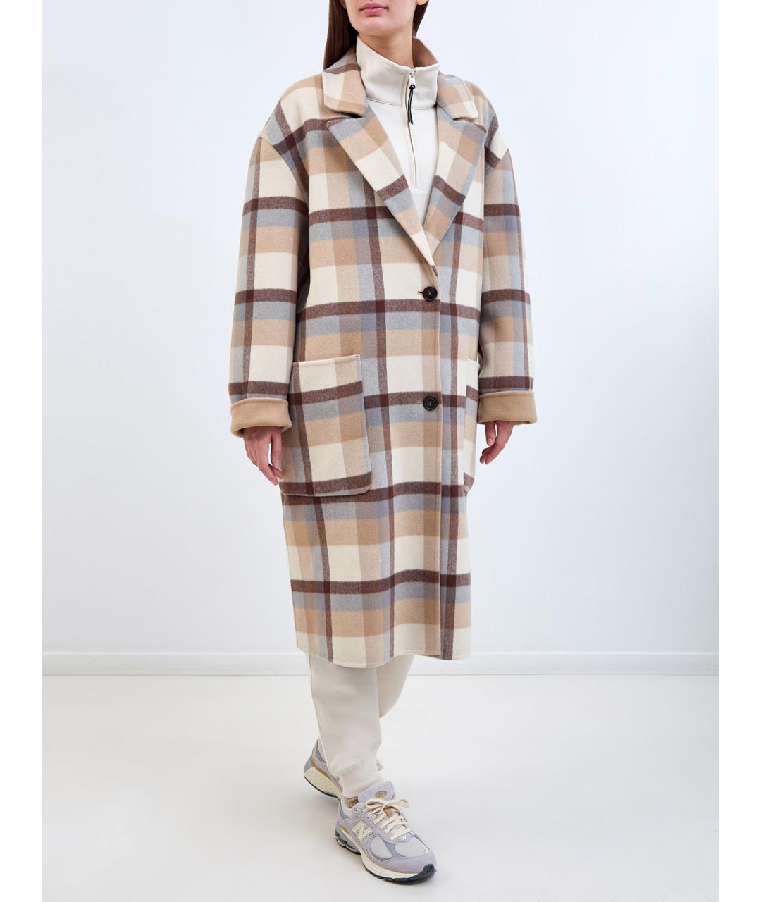 WOOLRICH Мульти шерстяное пальто, фото 3