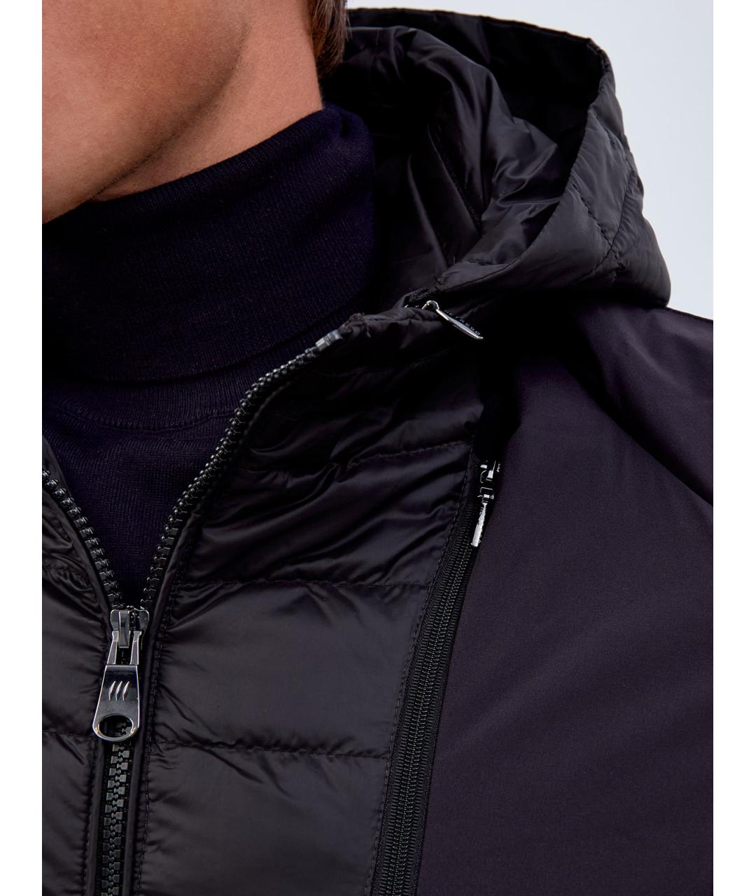 HETREGO Темно-синий полиамидовый пуховик, фото 5