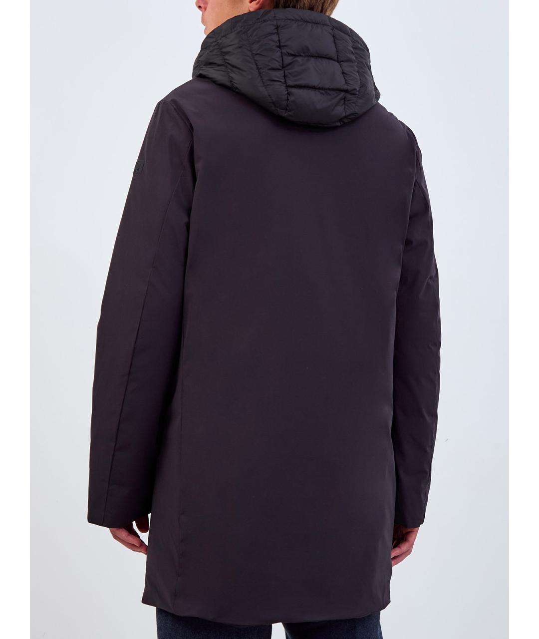 HETREGO Темно-синий полиамидовый пуховик, фото 4