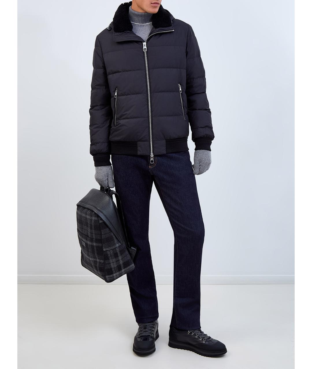 MONTECORE Черный полиэстеровый пуховик, фото 2