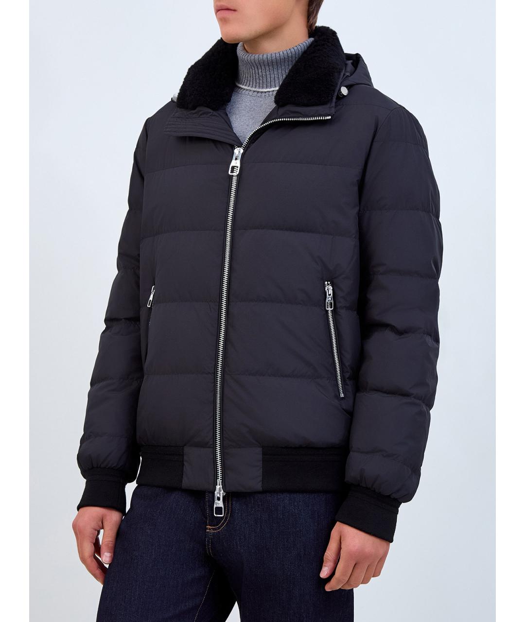 MONTECORE Черный полиэстеровый пуховик, фото 3