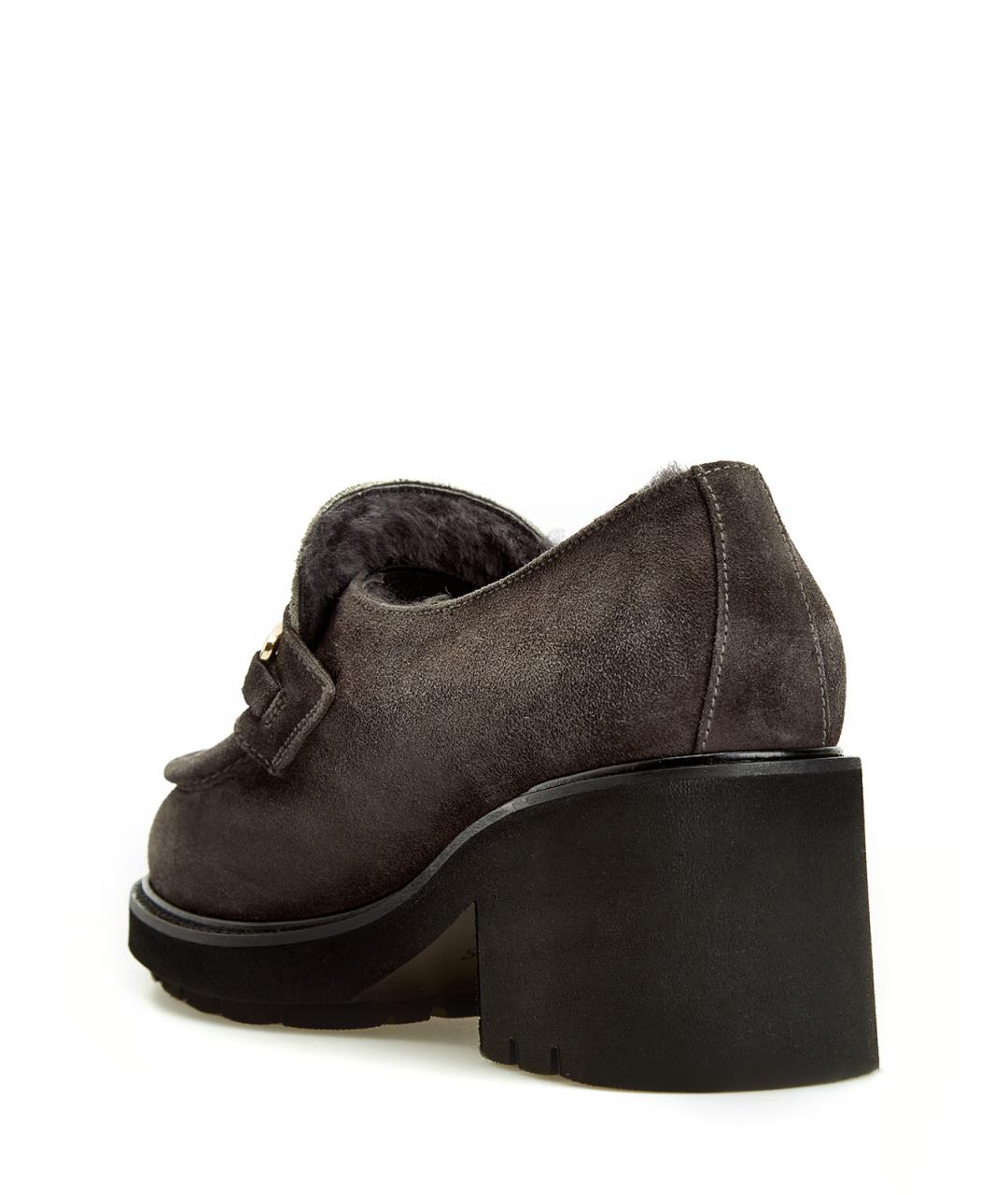 DOUCAL'S Серые замшевые лоферы, фото 4