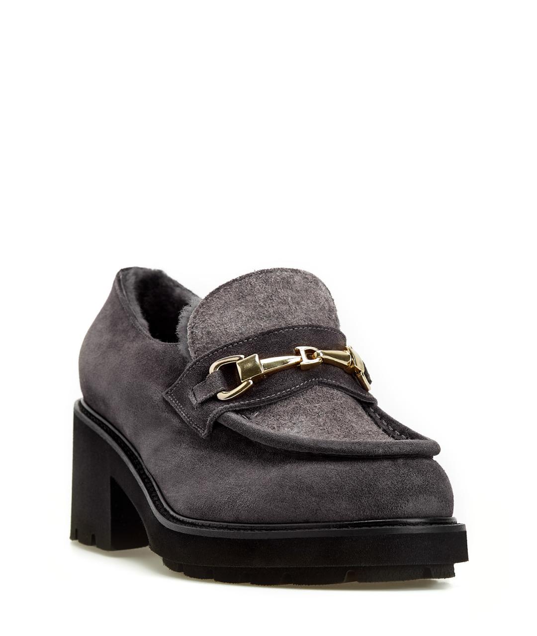 DOUCAL'S Серые замшевые лоферы, фото 3