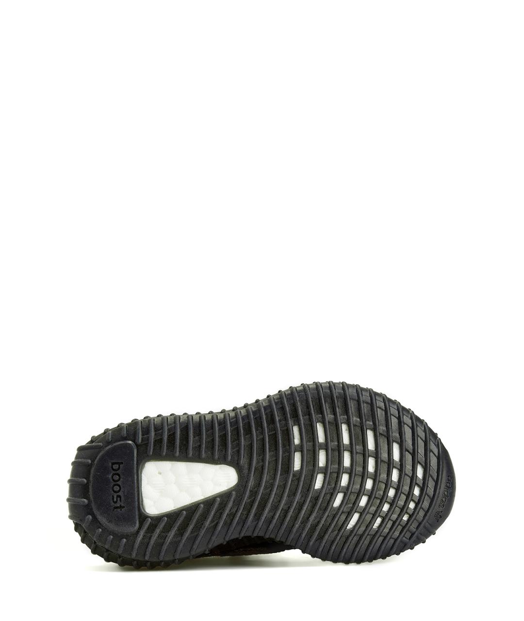 YEEZY Черные текстильные кеды, фото 4