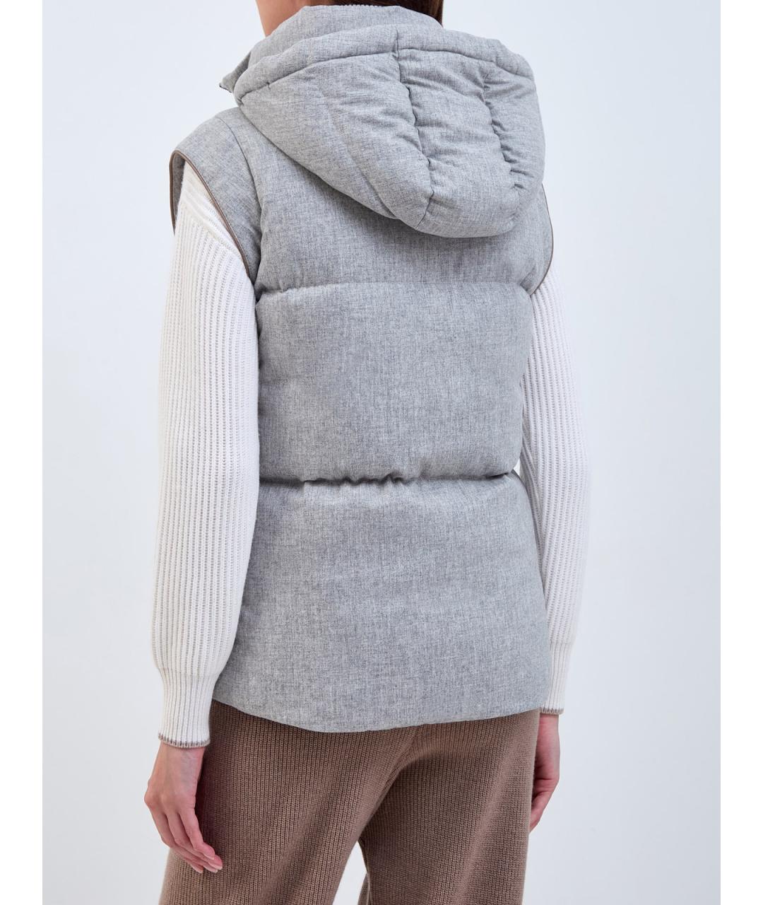 HETREGO Серый полиамидовый жилет, фото 4