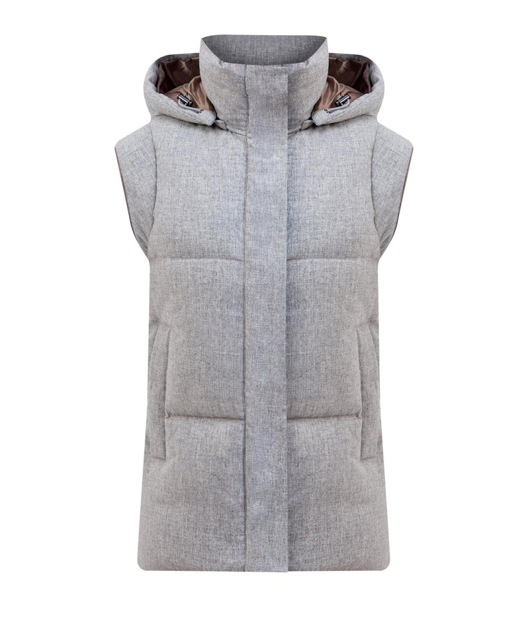 HETREGO Серый полиамидовый жилет, фото 1