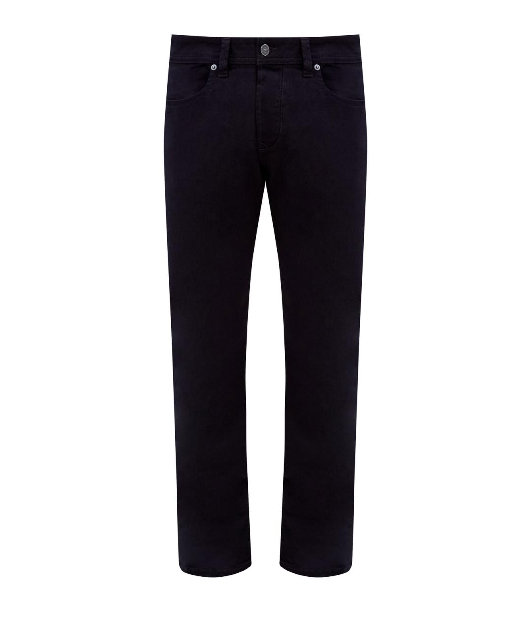 DIESEL Черные хлопковые прямые джинсы, фото 1