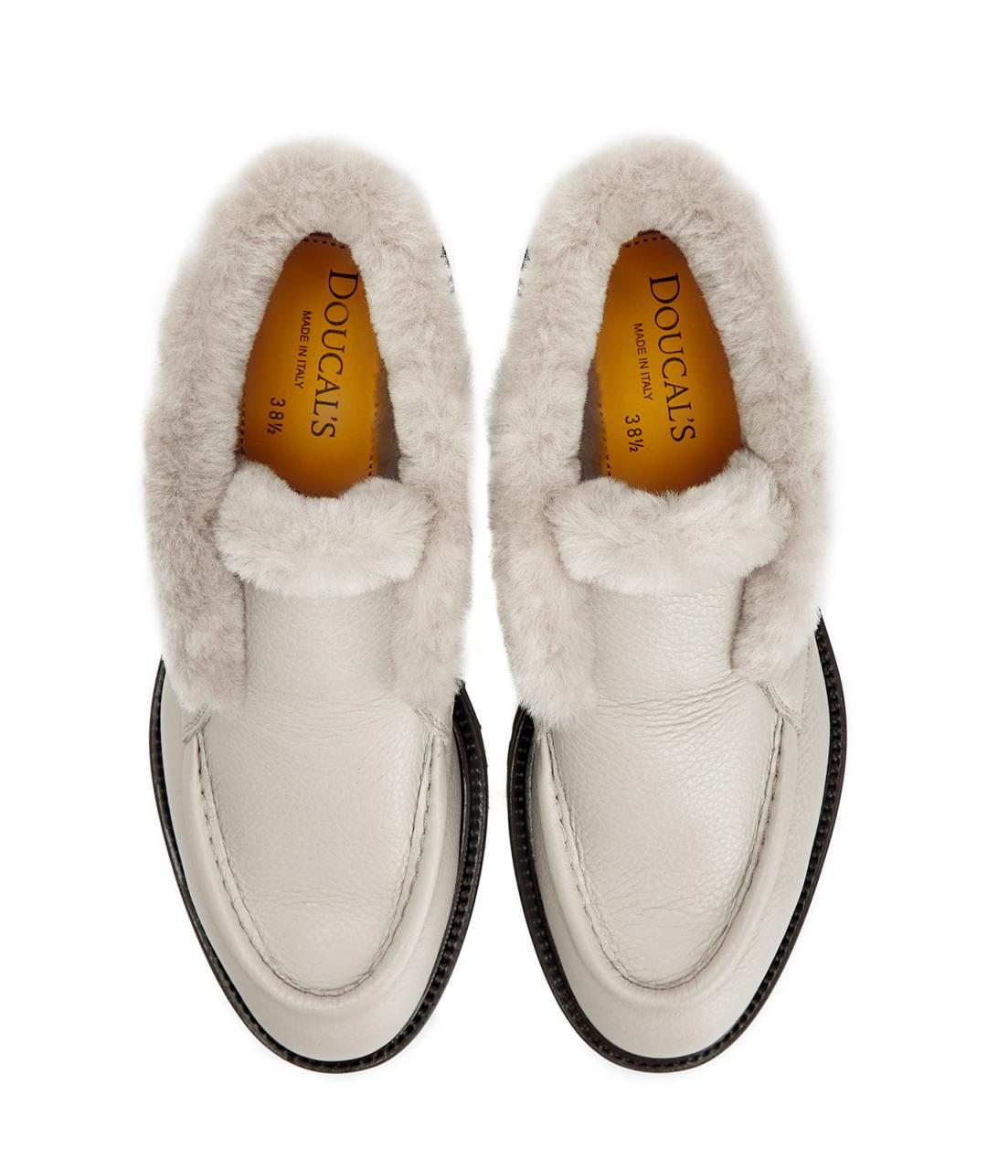 DOUCAL'S Белые кожаные ботинки, фото 6