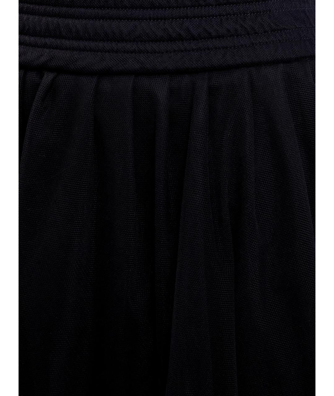 FABIANA FILIPPI Черная полиамидовая юбка миди, фото 5