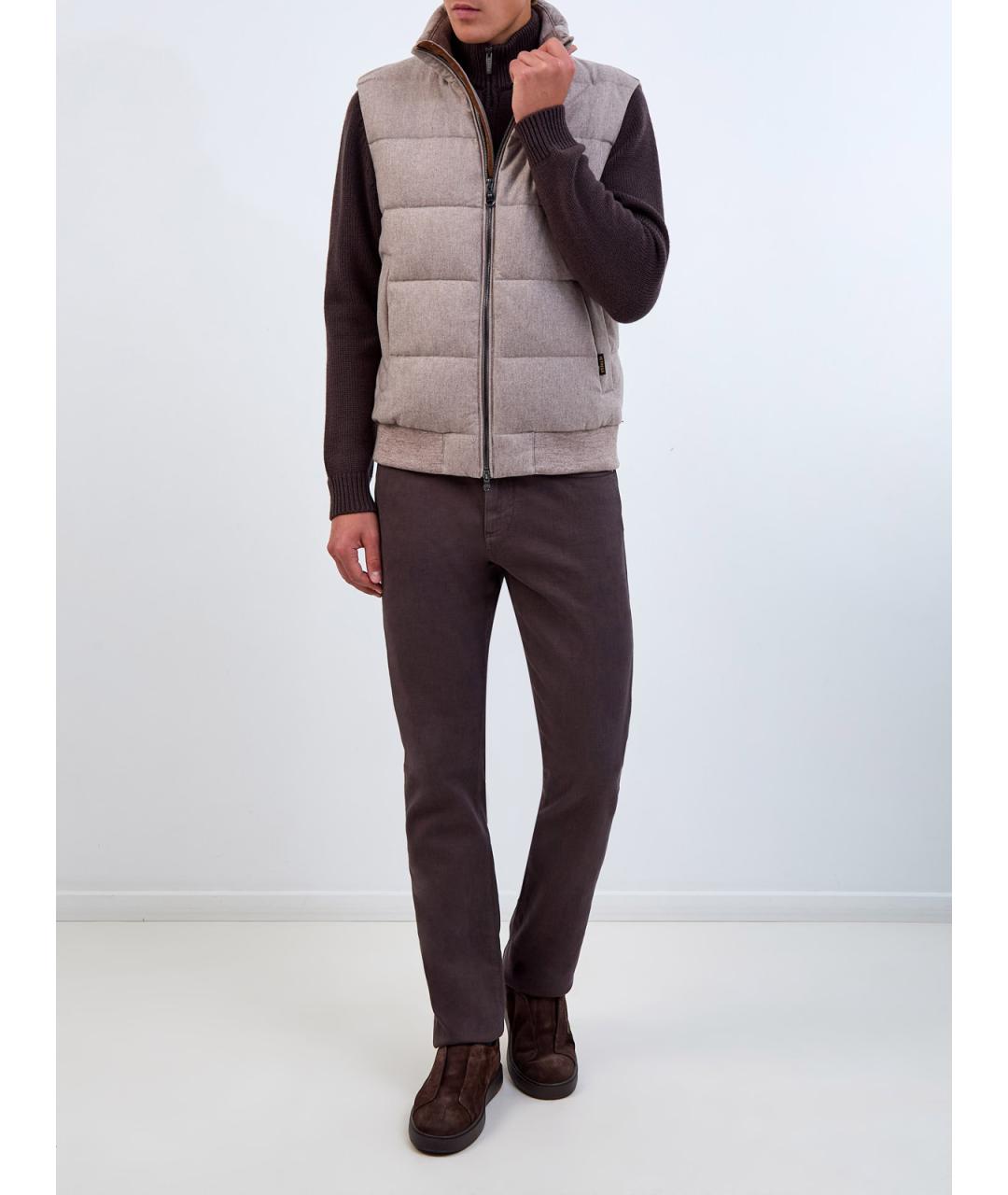 HETREGO Бежевый полиамидовый жилет, фото 2