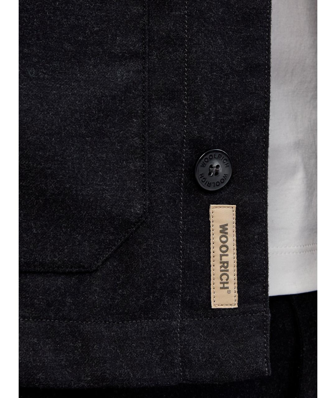 WOOLRICH Черная полиэстеровая куртка, фото 5