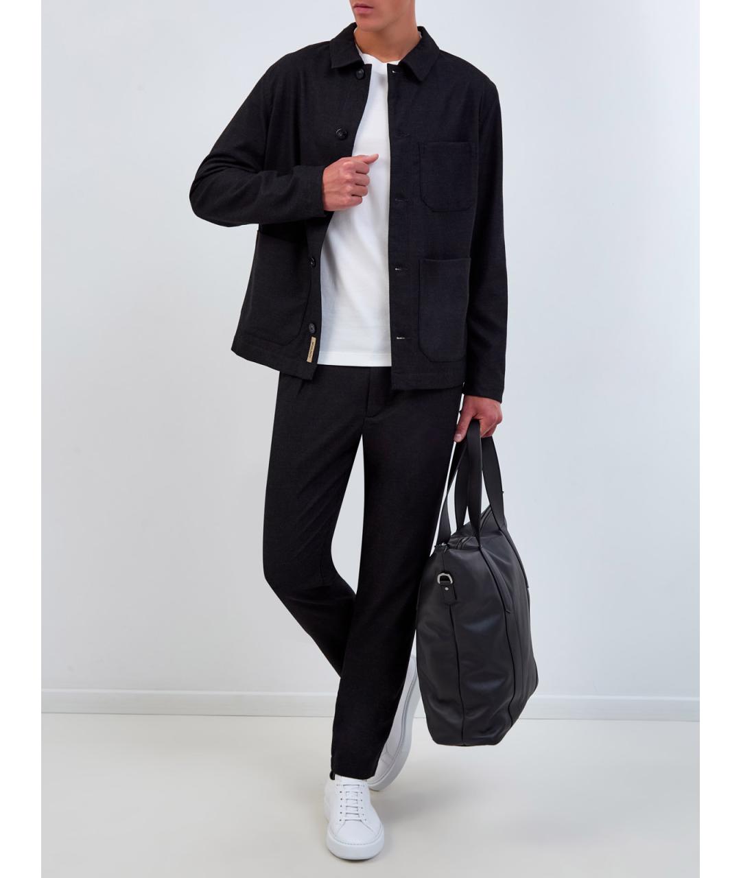 WOOLRICH Черная полиэстеровая куртка, фото 2