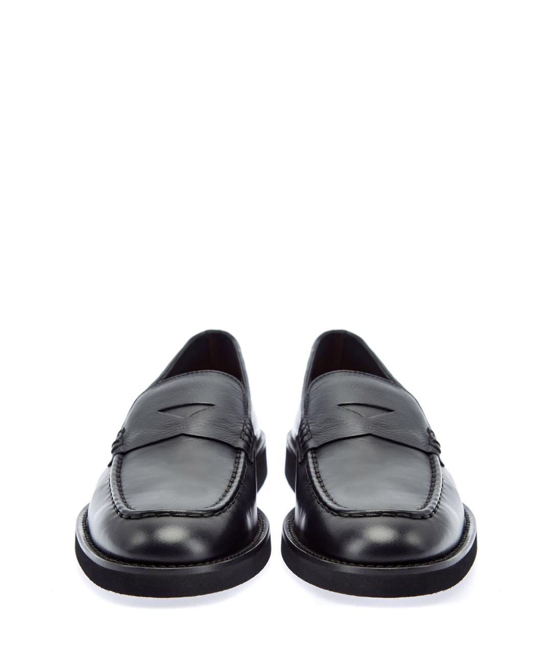 DOUCAL'S Синие кожаные лоферы, фото 6