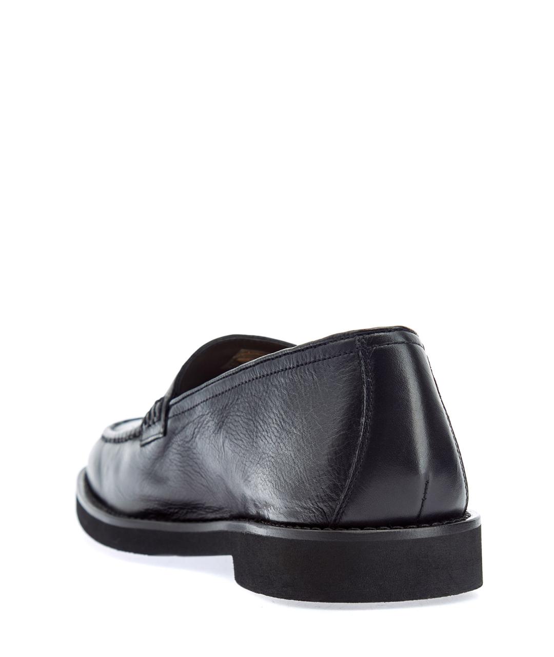 DOUCAL'S Синие кожаные лоферы, фото 4