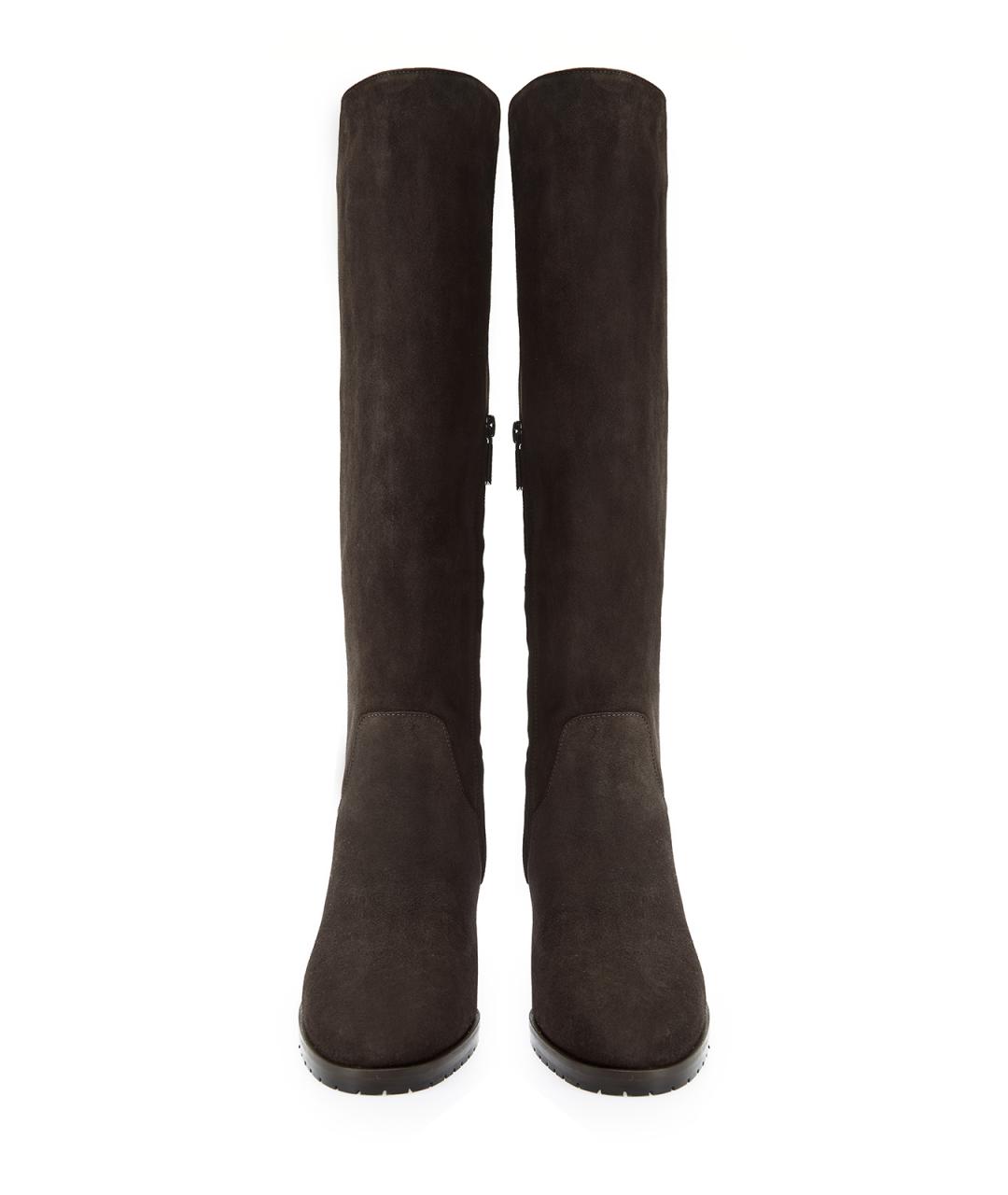 DOUCAL'S Коричневые замшевые сапоги, фото 5