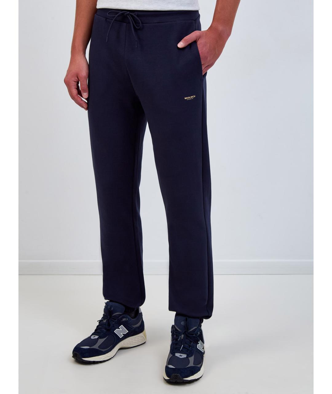 WOOLRICH Синие хлопковые повседневные брюки, фото 3