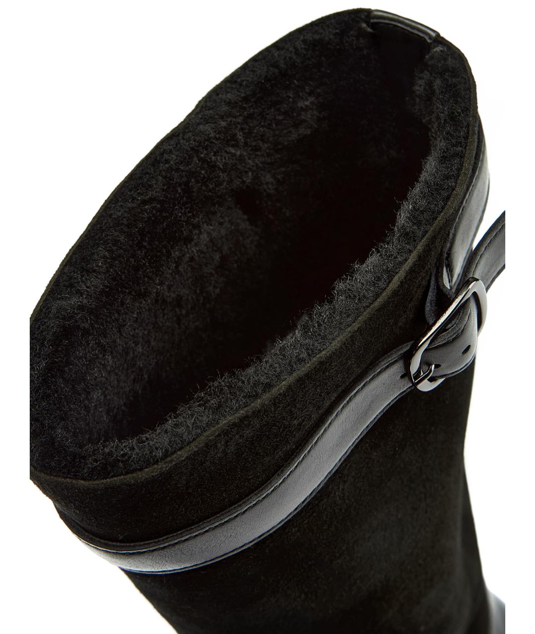 DOUCAL'S Черные кожаные сапоги, фото 6