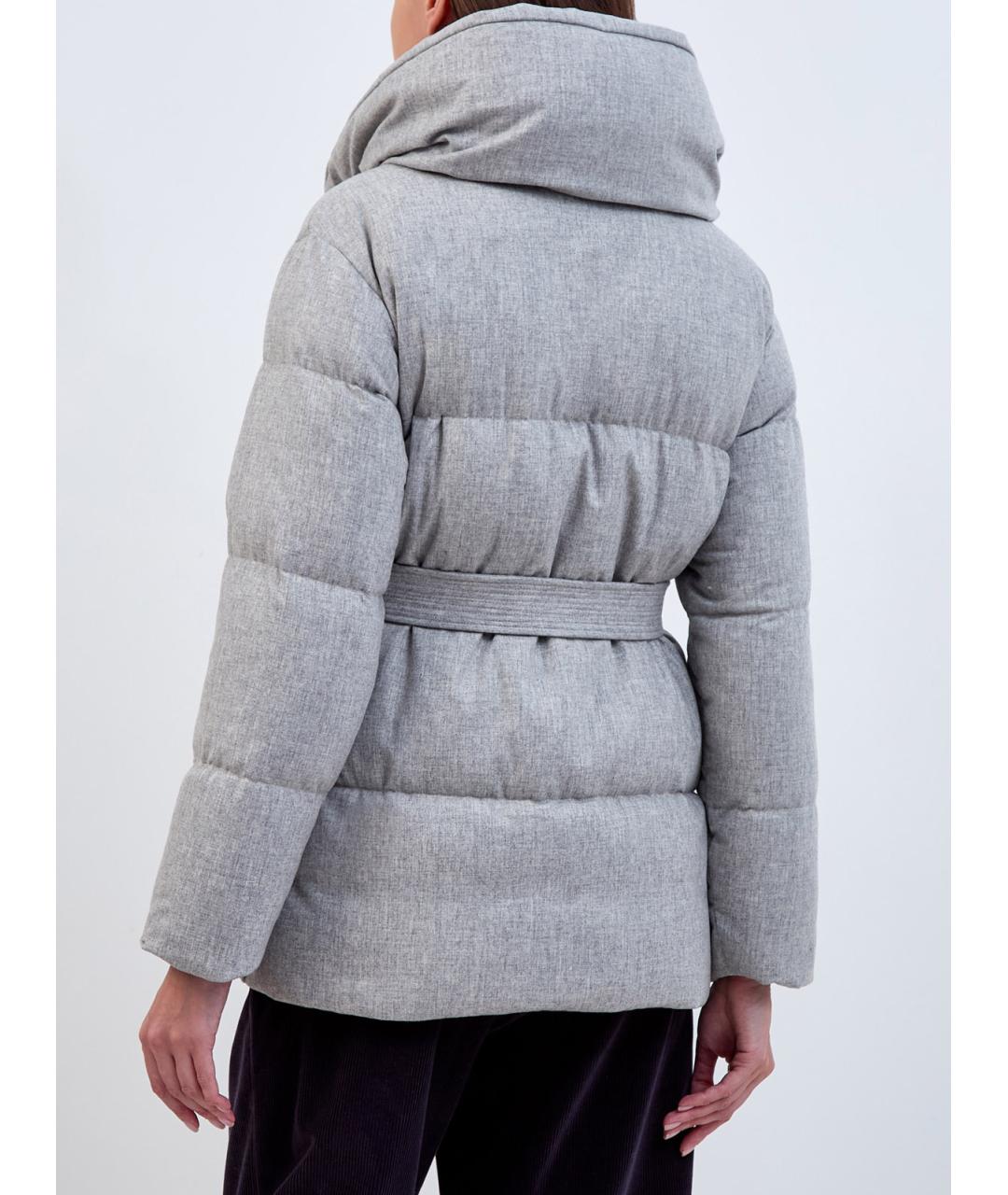 HETREGO Серый полиамидовый пуховик, фото 4
