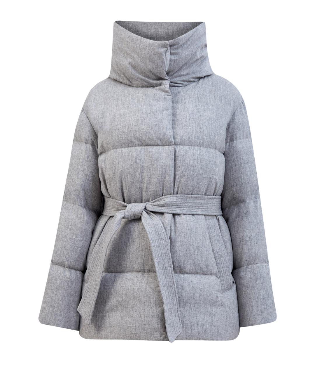 HETREGO Серый полиамидовый пуховик, фото 1