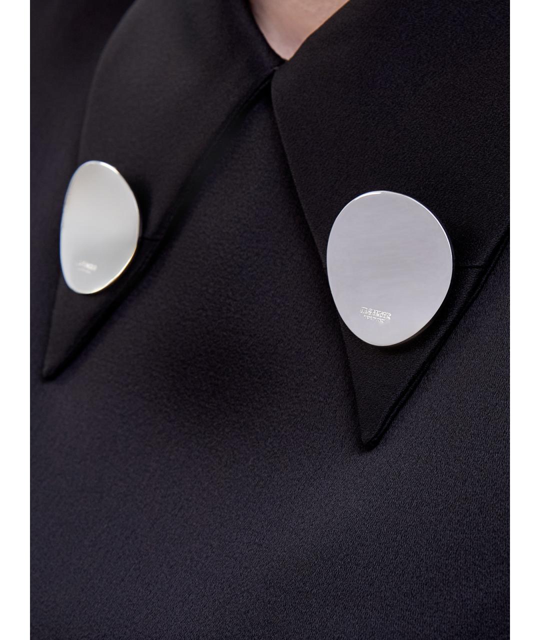 JIL SANDER Черная блузы, фото 5