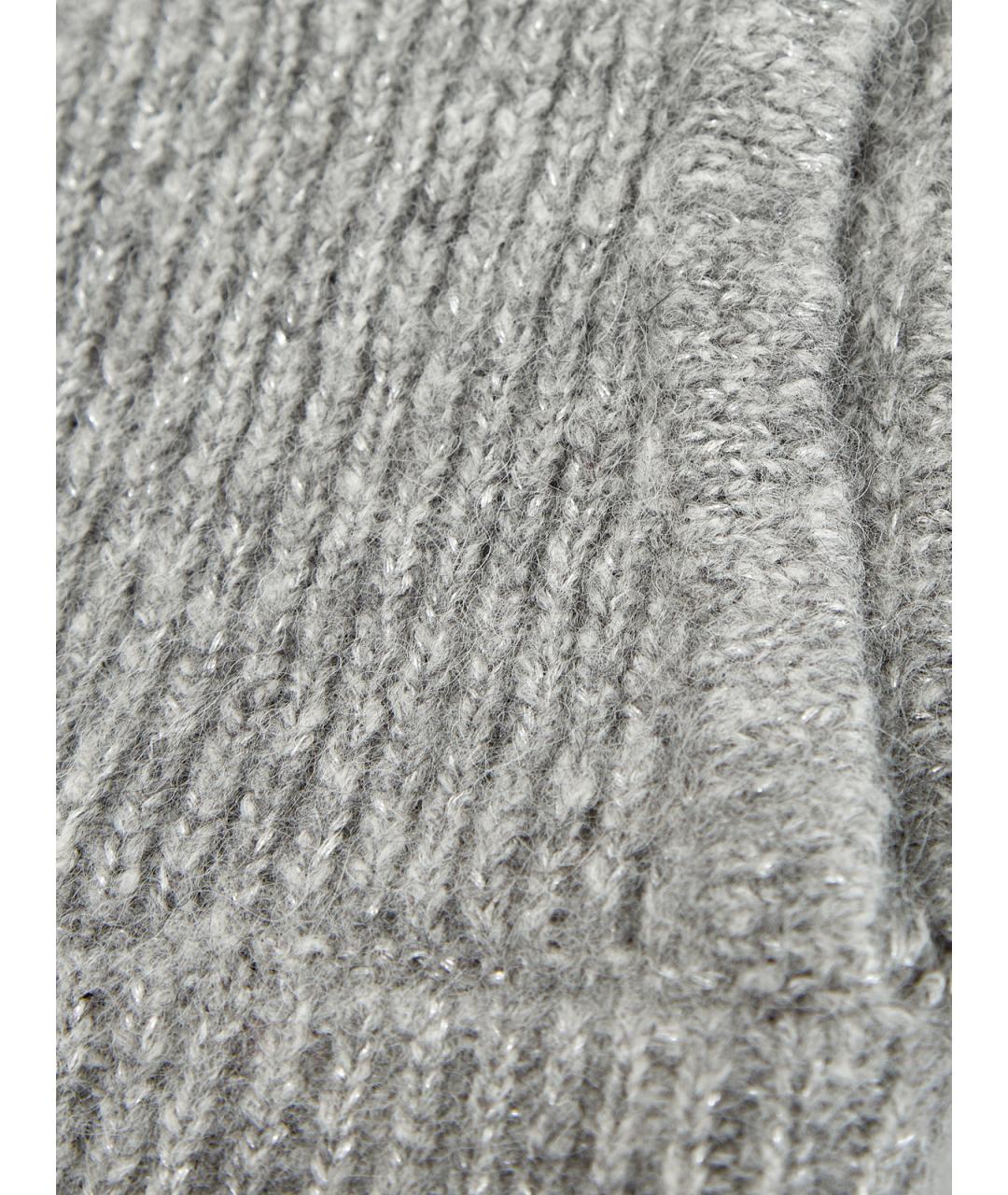 PESERICO Серая шерстяная шапка, фото 4