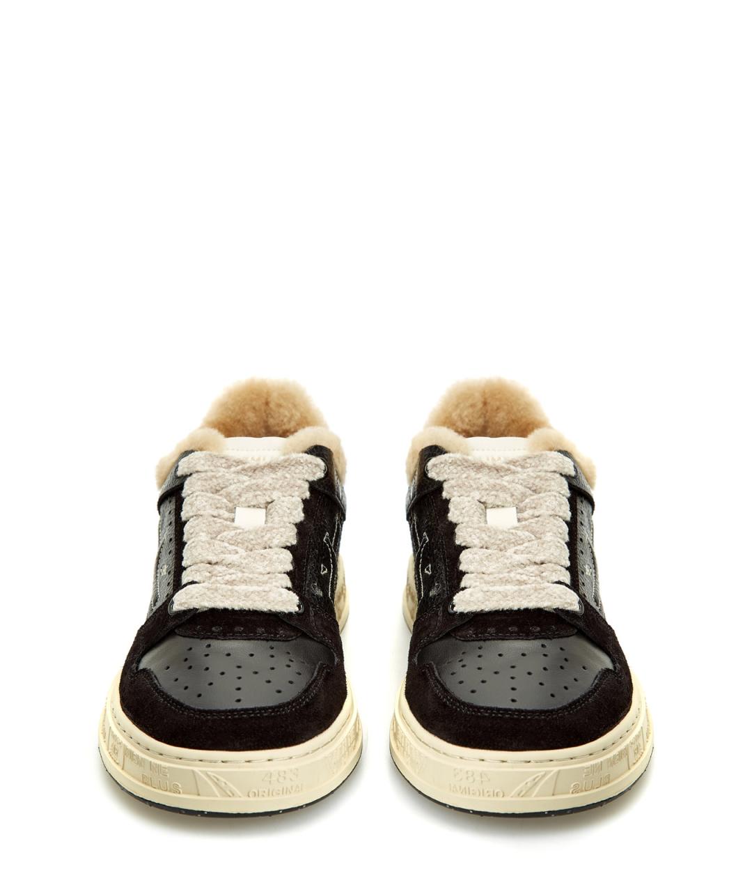 PREMIATA Черные кожаные кеды, фото 5