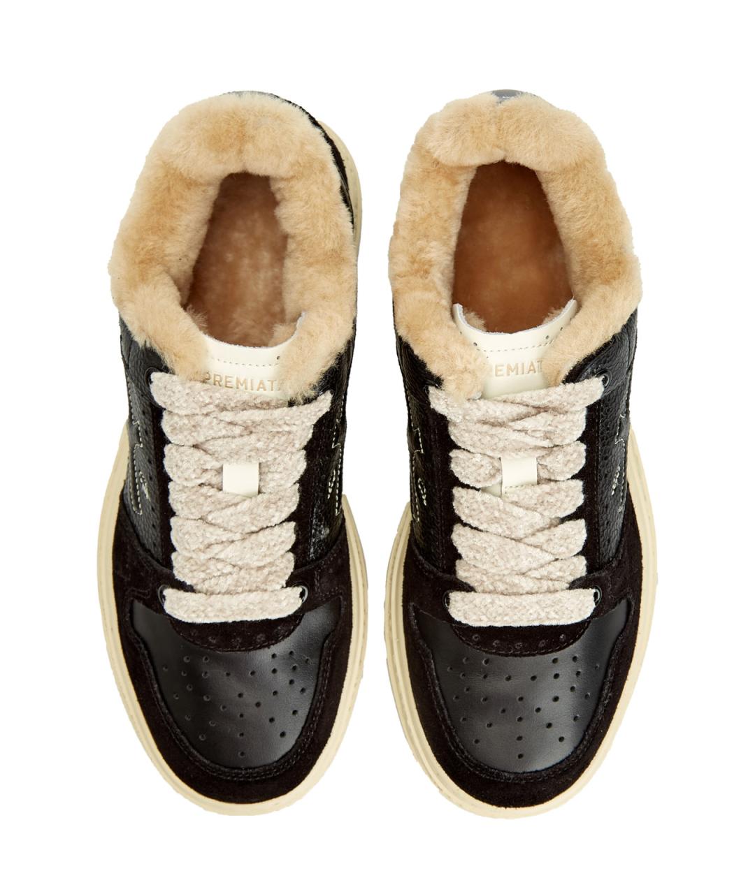 PREMIATA Черные кожаные кеды, фото 6