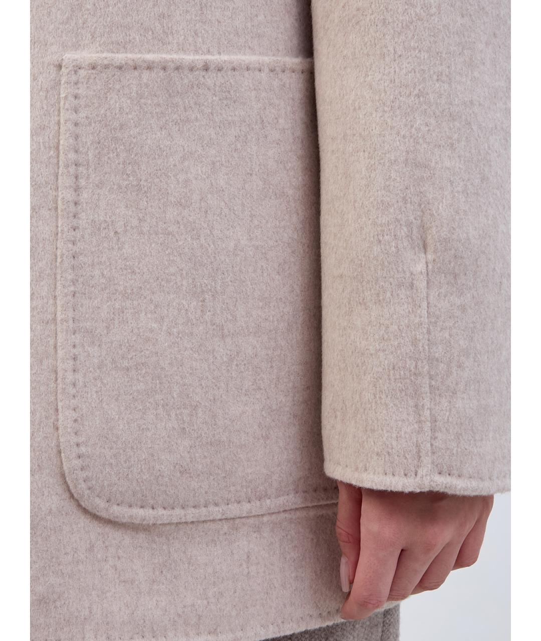 MOORER Белый шерстяной пуховик, фото 8