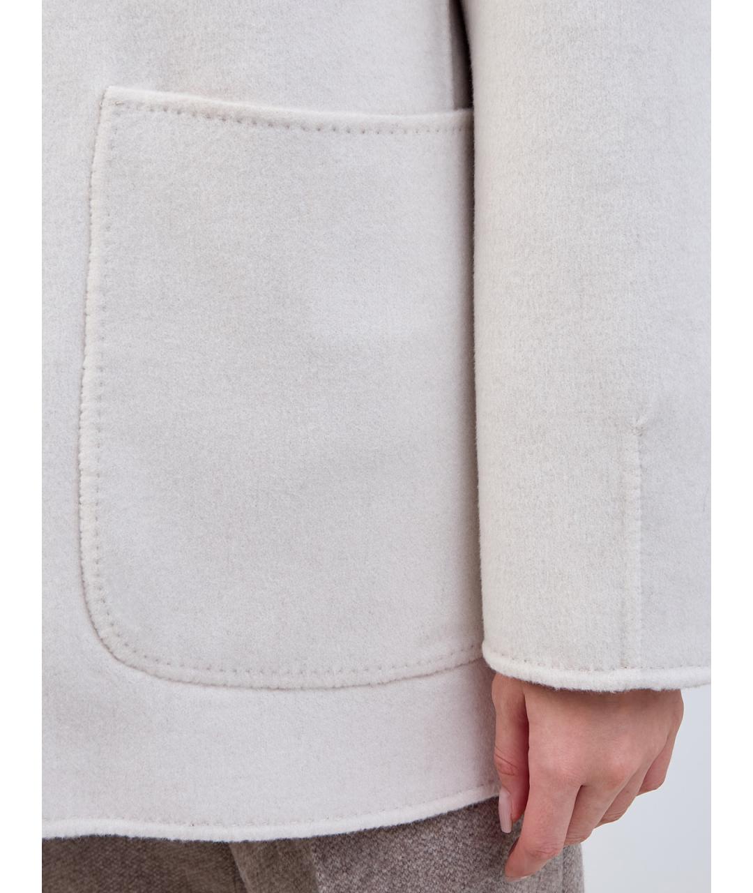 MOORER Белый шерстяной пуховик, фото 9