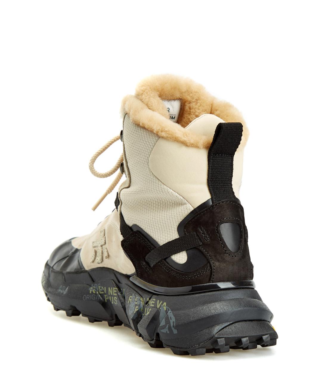 PREMIATA Бежевые текстильные ботинки, фото 4