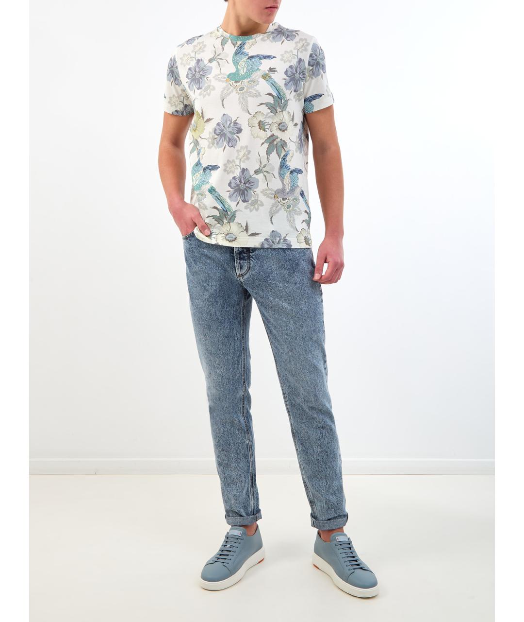 ETRO Мульти хлопковая футболка, фото 2