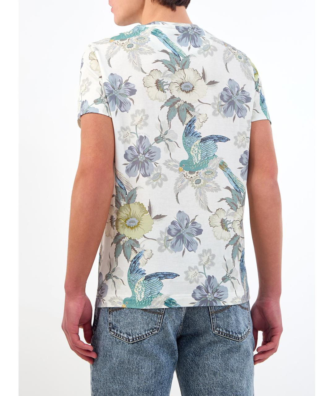 ETRO Мульти хлопковая футболка, фото 4