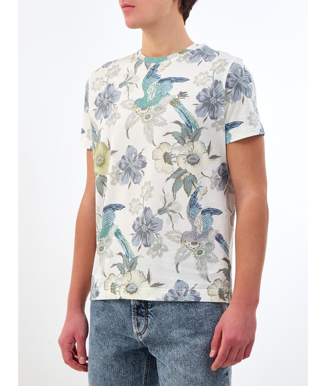 ETRO Мульти хлопковая футболка, фото 3