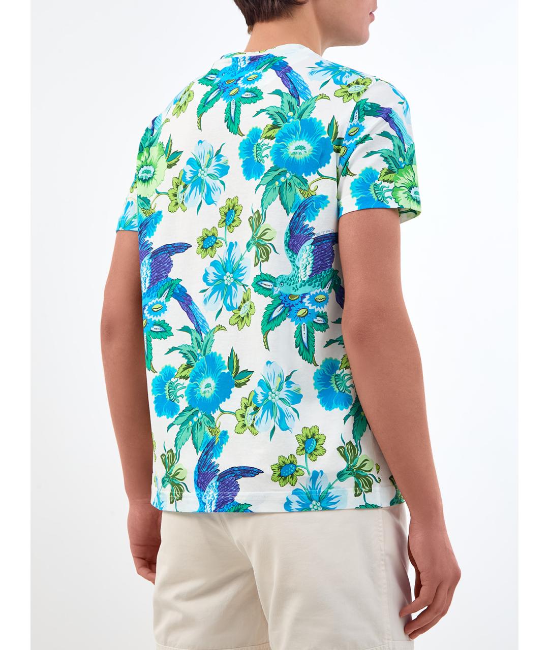 ETRO Мульти хлопковая футболка, фото 4