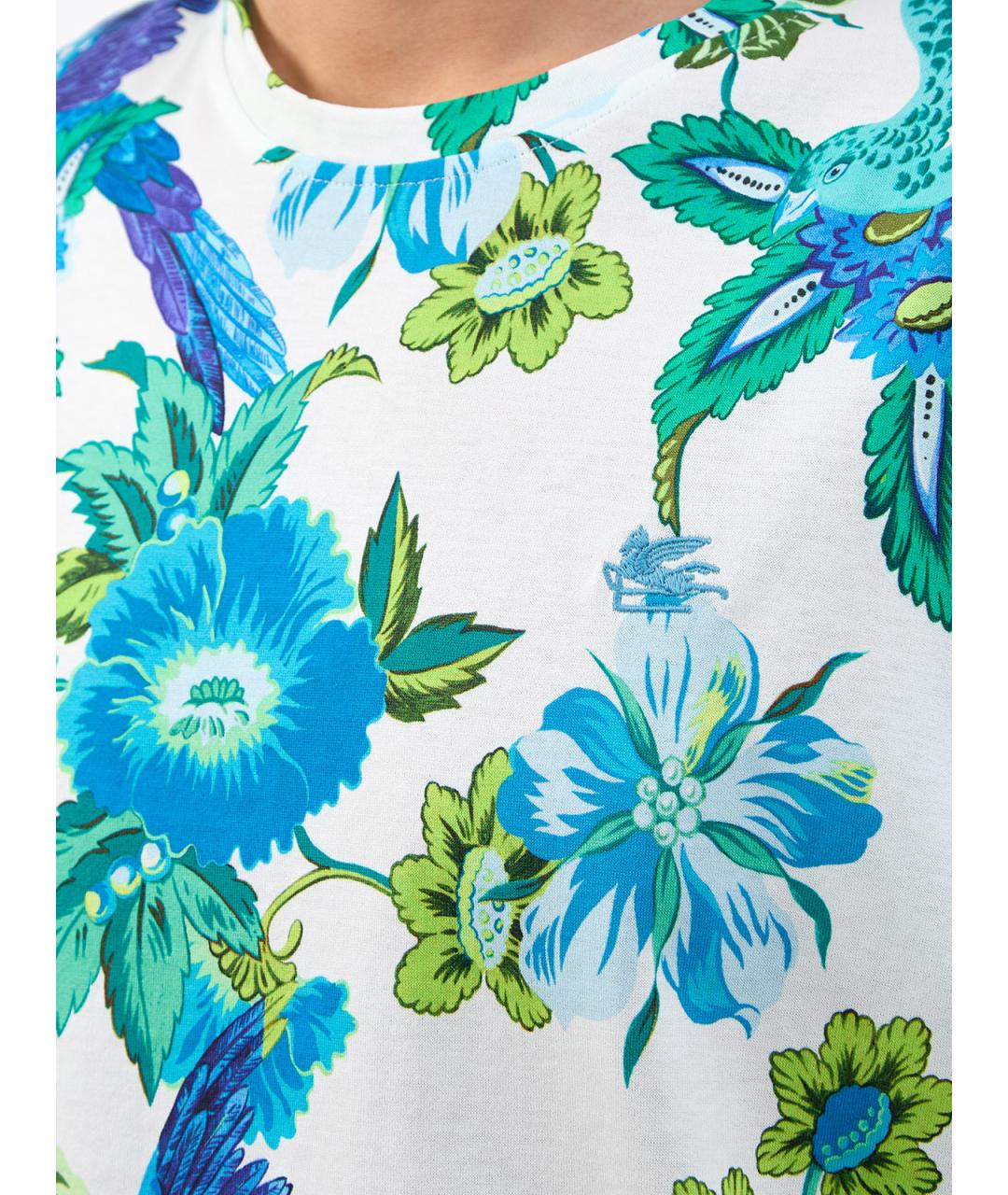 ETRO Мульти хлопковая футболка, фото 5