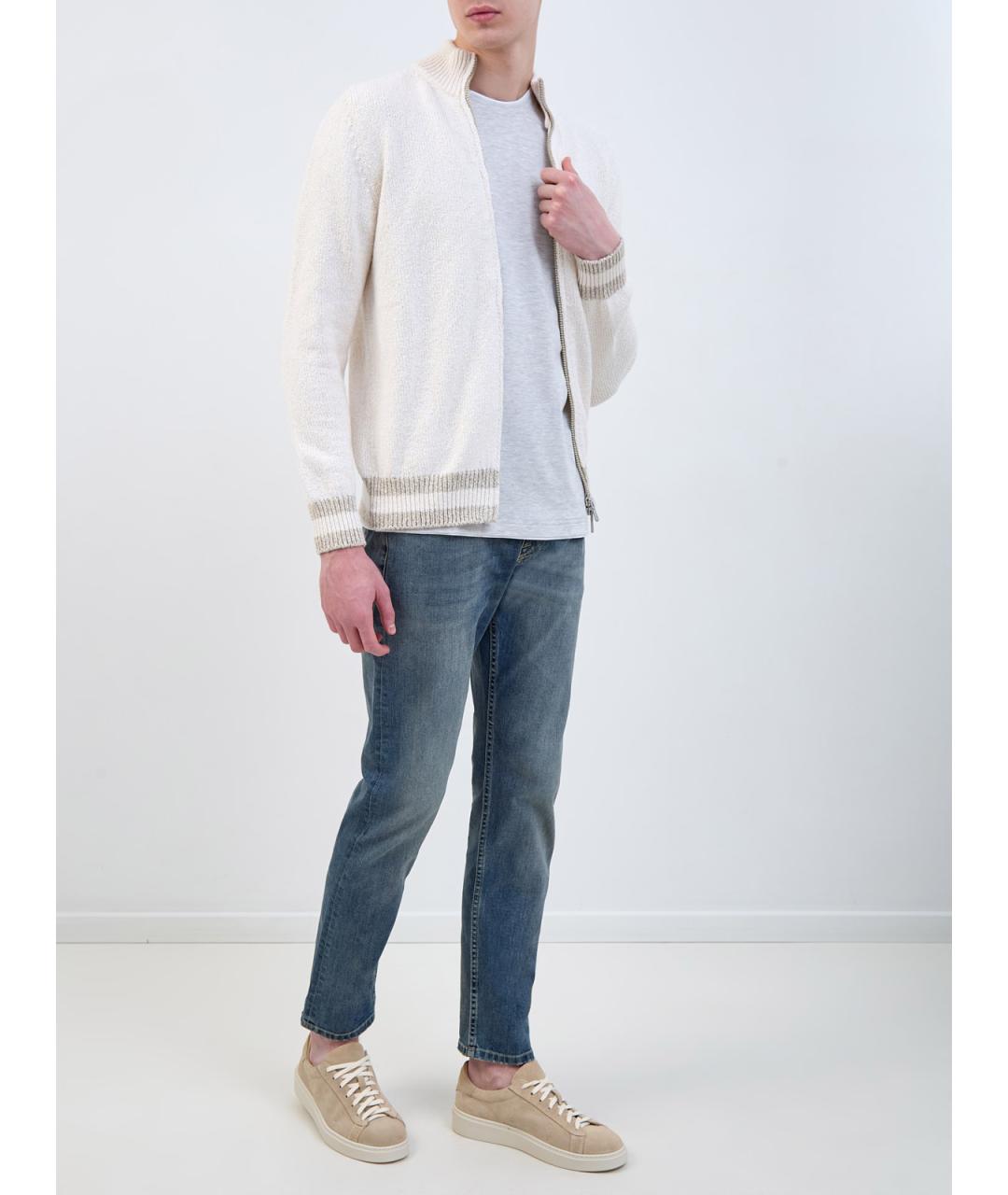 ELEVENTY Серая хлопковая футболка, фото 2